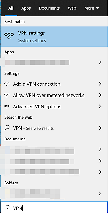 The screenshot of VPN Client, picture 1